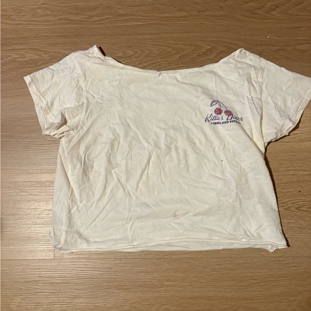 Hollister Cream Graphic Tee